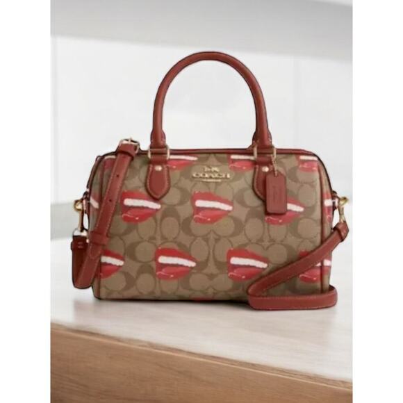 NWT Coach X CQ033 Tom Wesselmann Signature Rowan Satchel Bag - Picture 1 of 12